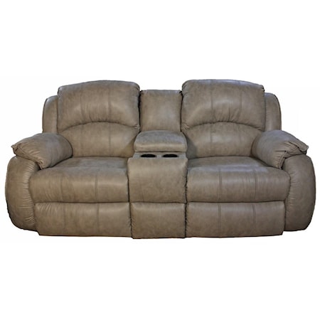 Power Reclining Console Loveseat